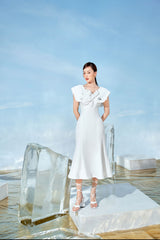 Cotton Fishtail Dress
