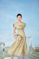 Ginger Sweetheart Neck Dress