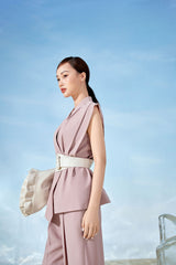 Cloudy Overlap Vest