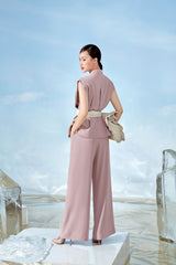 Cloudy Overlap Vest