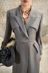 Clay Chic Blazer Croptop