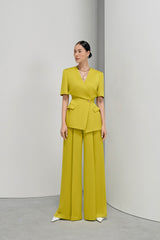 Luster Puffed Hips Vest