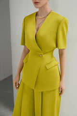 Luster Puffed Hips Vest