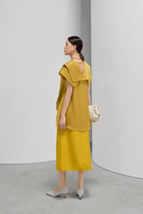 Gold Nuggets Straight Skirt