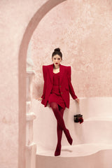 Blossom Maroon Blazer