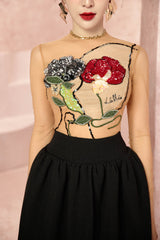 Aroma Floral 3D Mesh Shirt