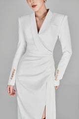 Rosanna Asymetrical Draping Dress