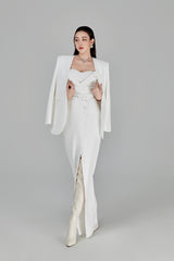 Maha Strapless Evening Gown