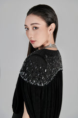 Leila V-neck Fishtail Gown