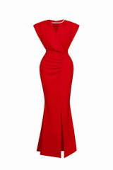 Harmony Asymmetrical Slit Dress