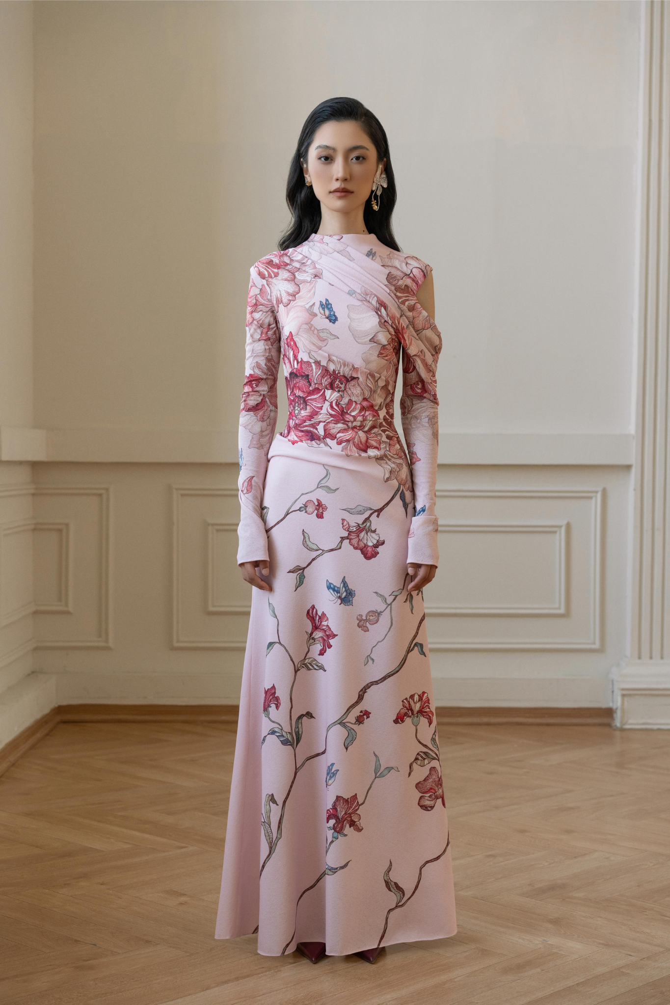 فستان خيالي مزهر