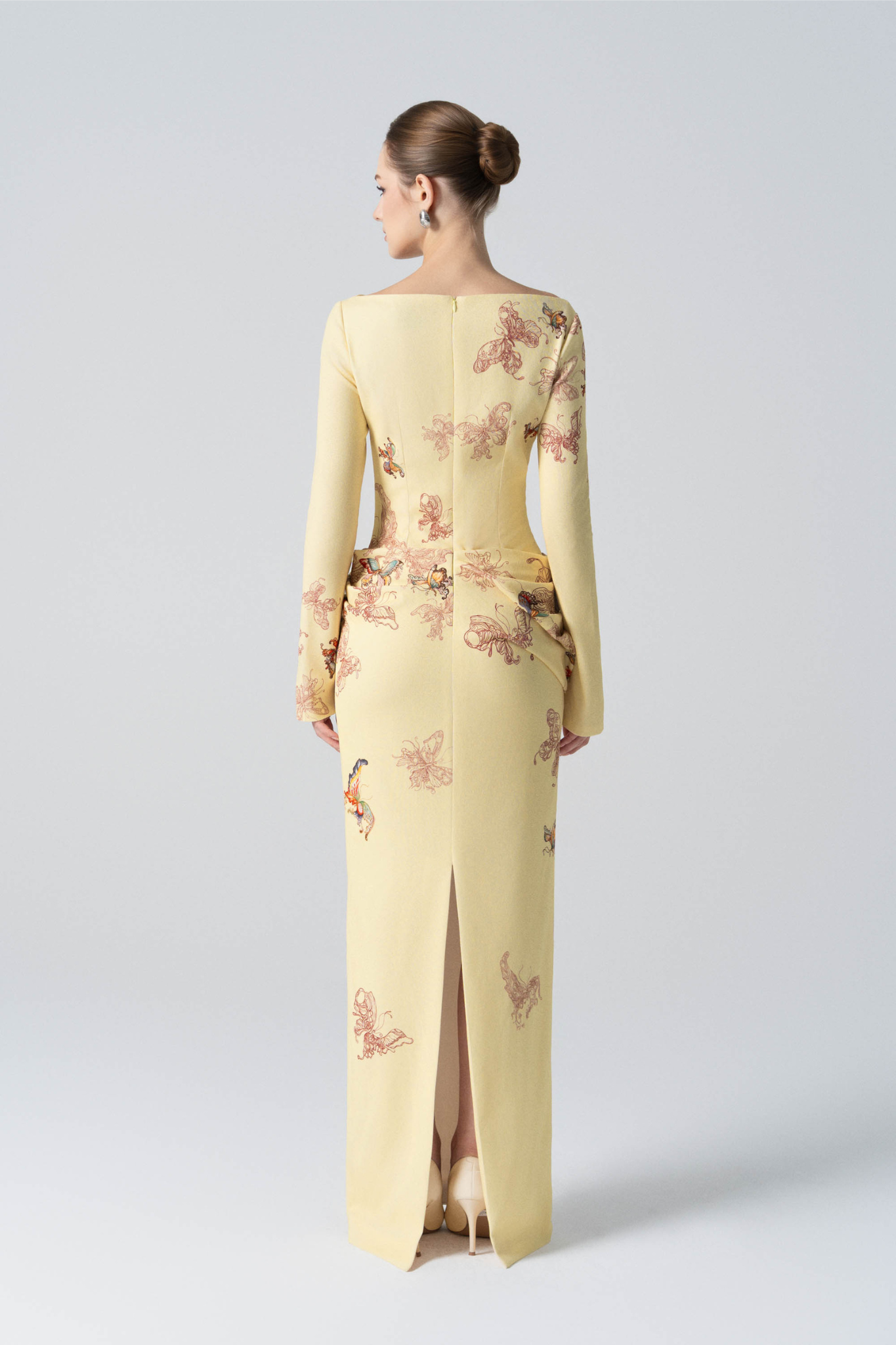 Butterfly Veil Pencil Dress