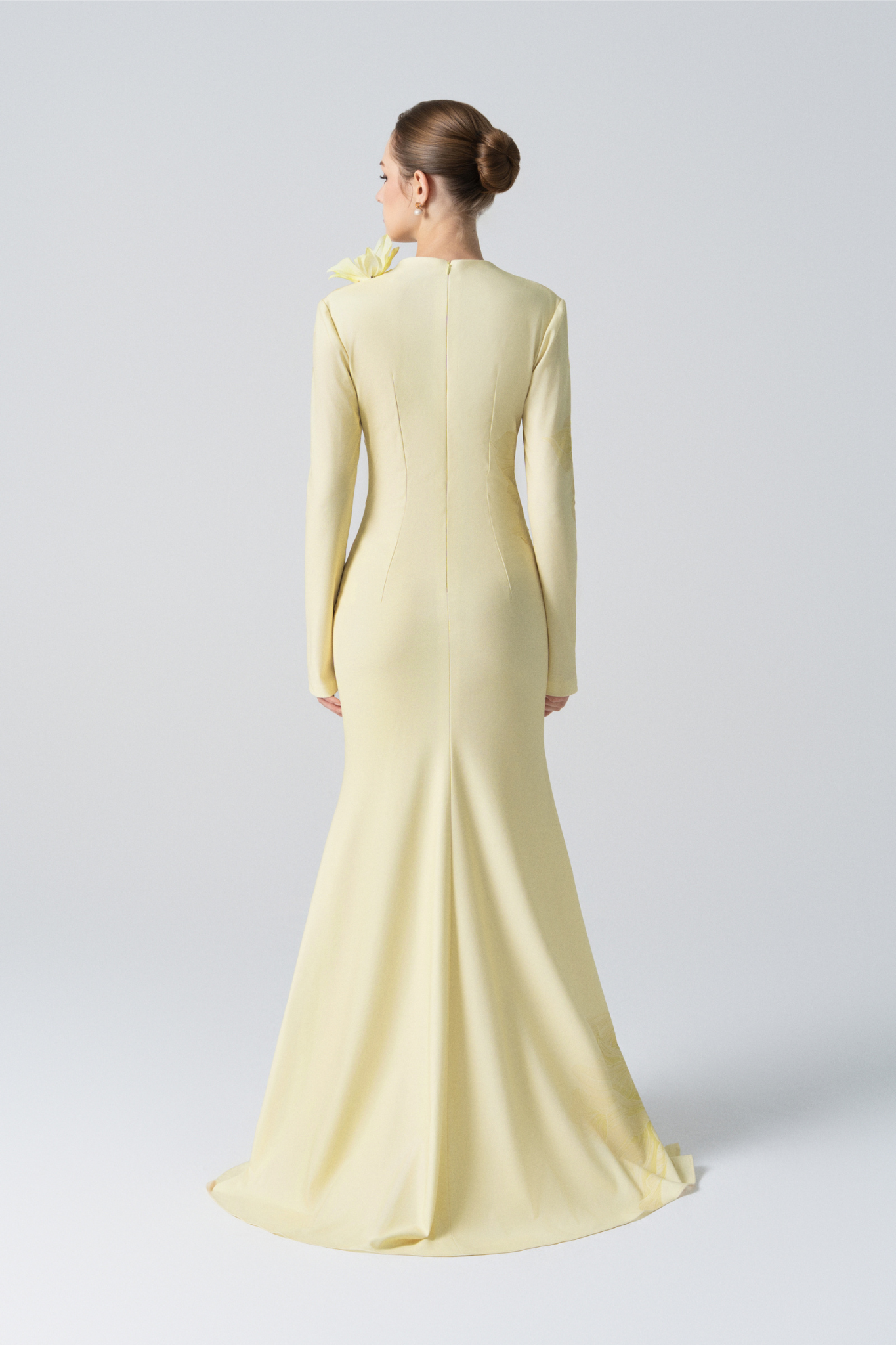 Blossom Drift Fishtail Gown