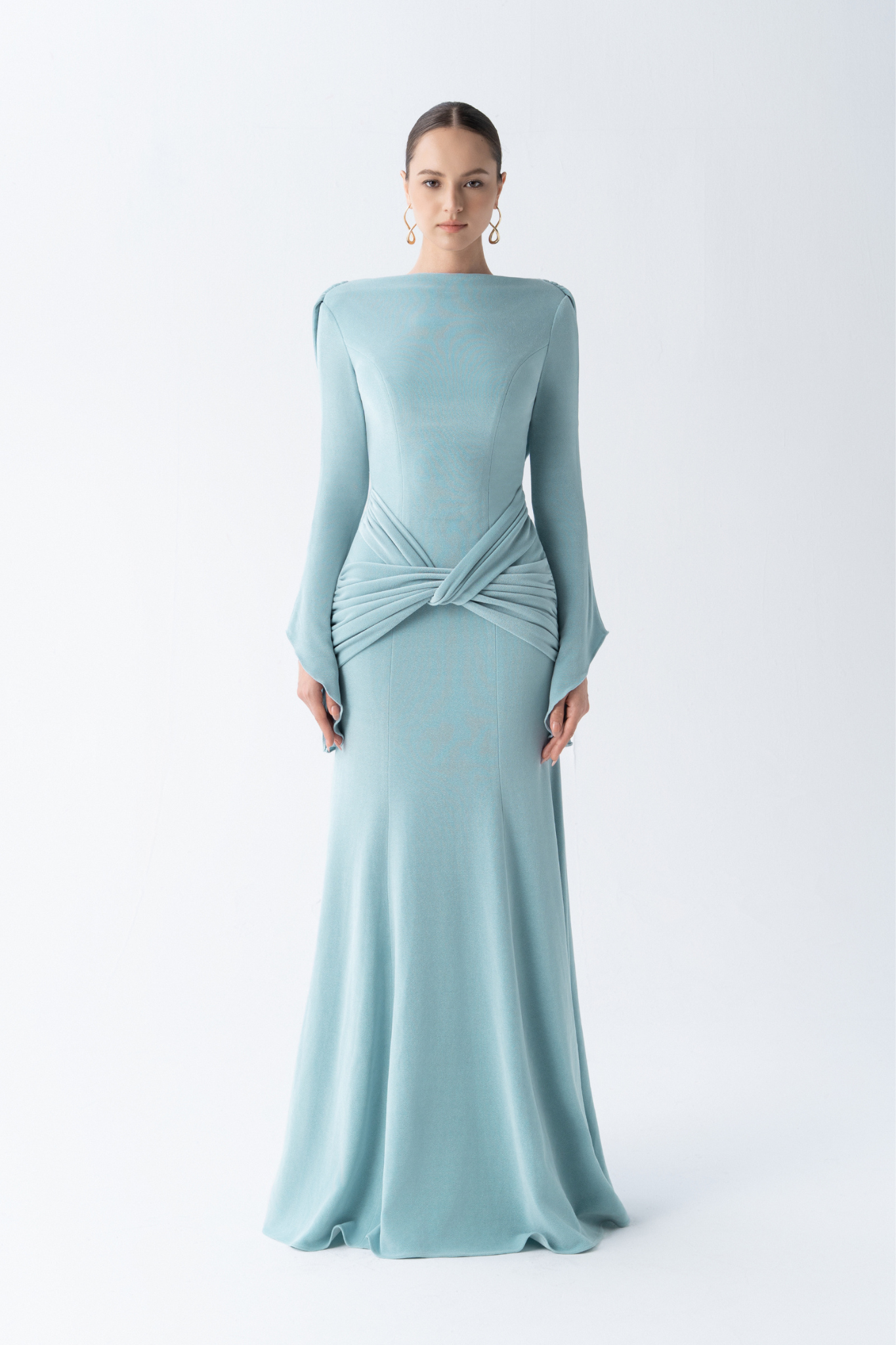 Twist Horizon Midi Dress