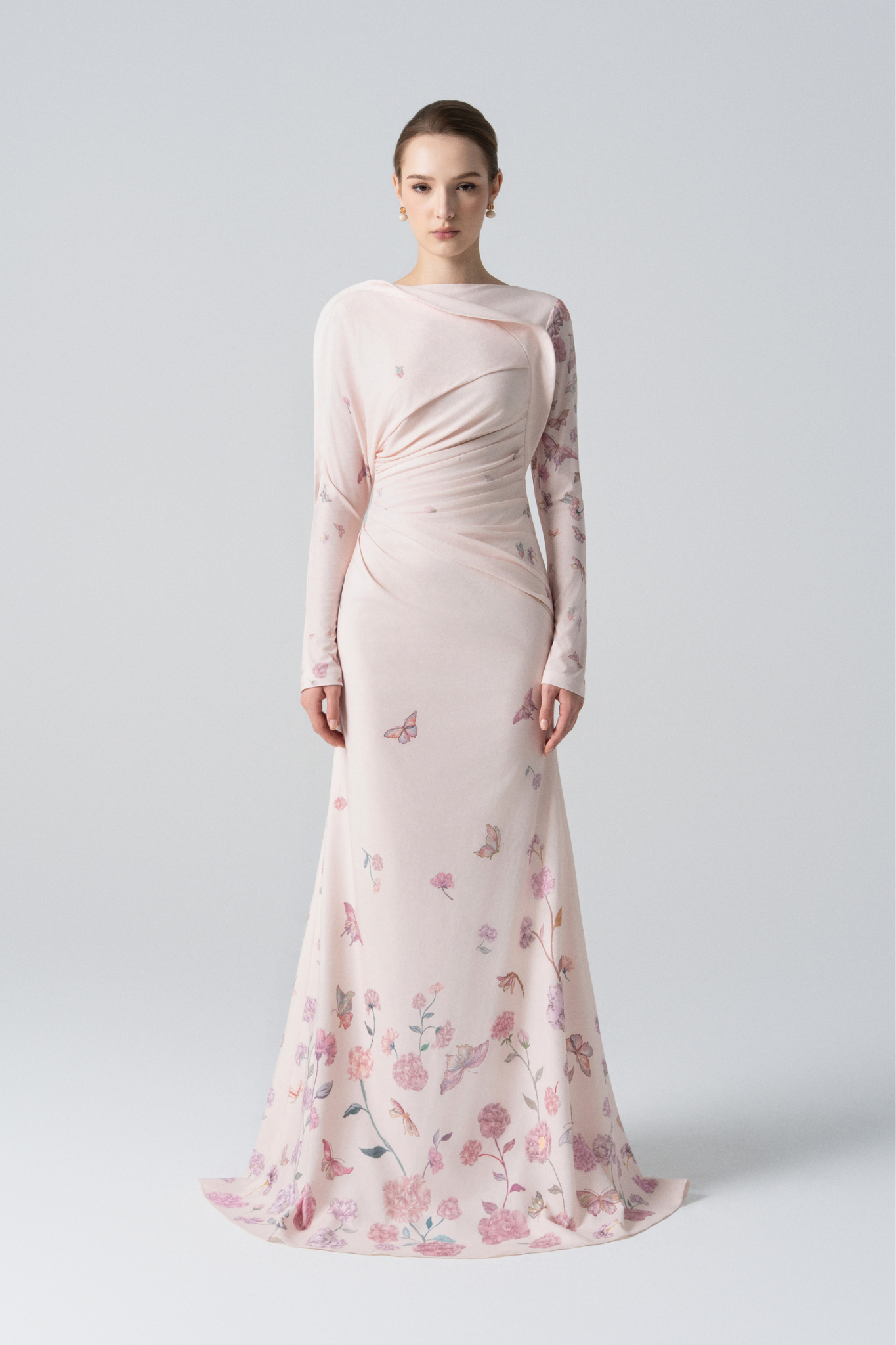 Morning Mist Fishtail Dress