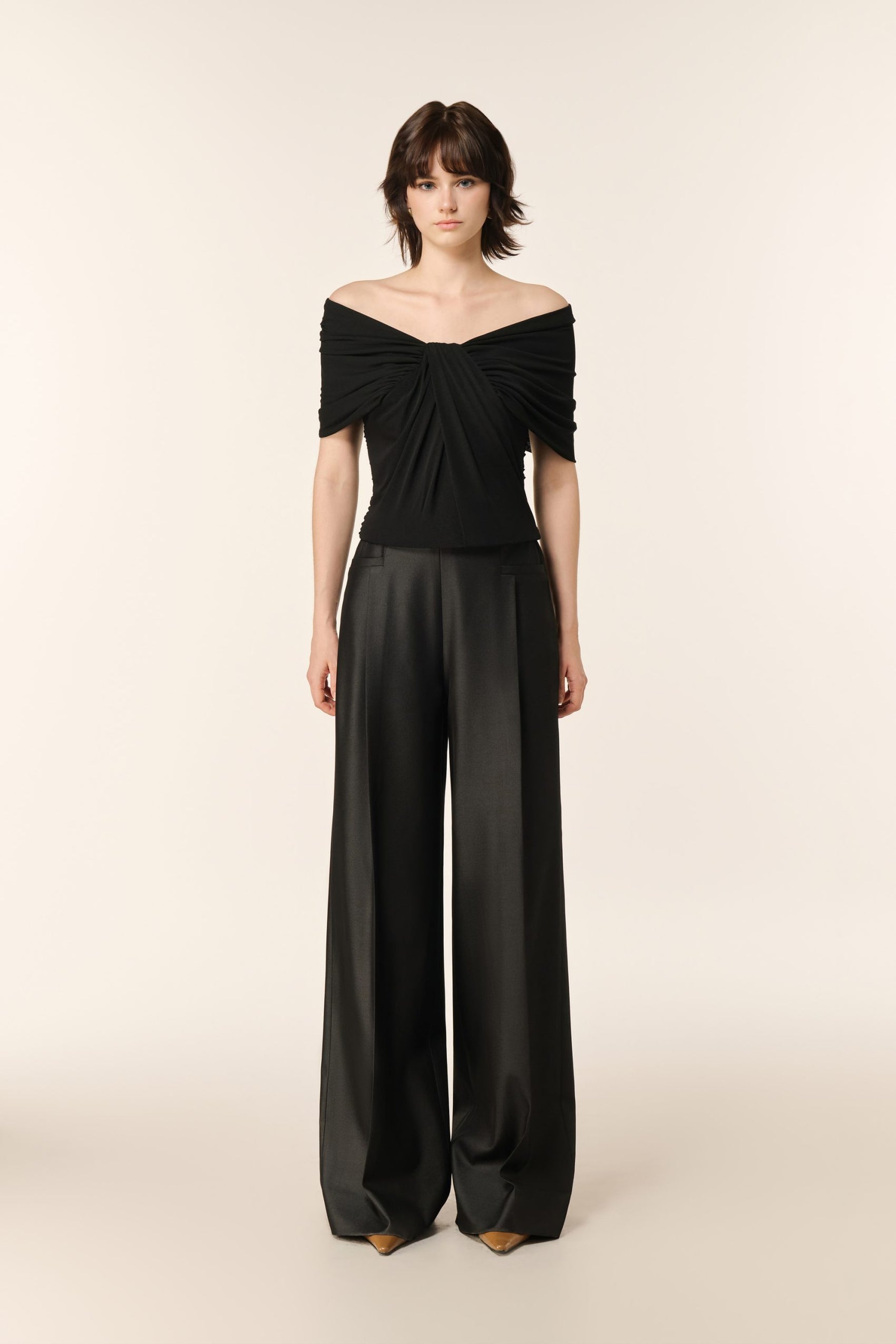 Ripple Croptop in Black image 0