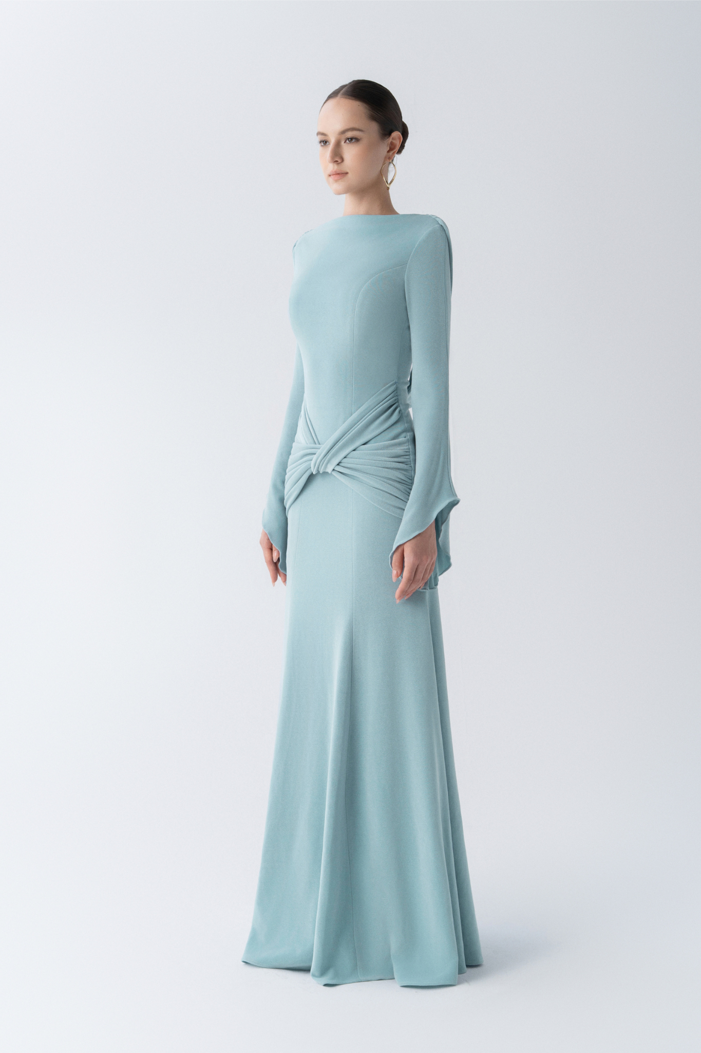 Twist Horizon Midi Dress