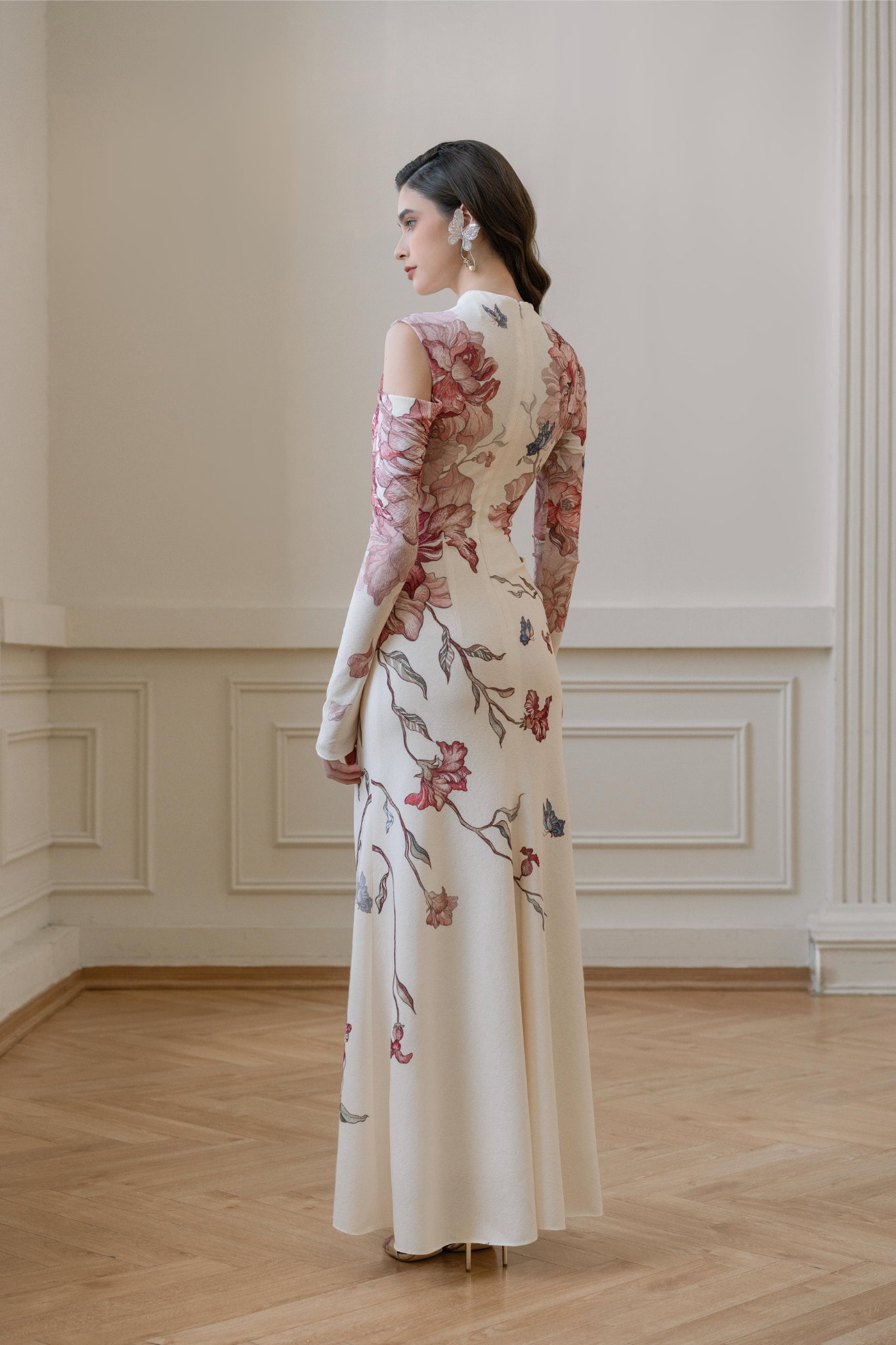 فستان خيالي مزهر