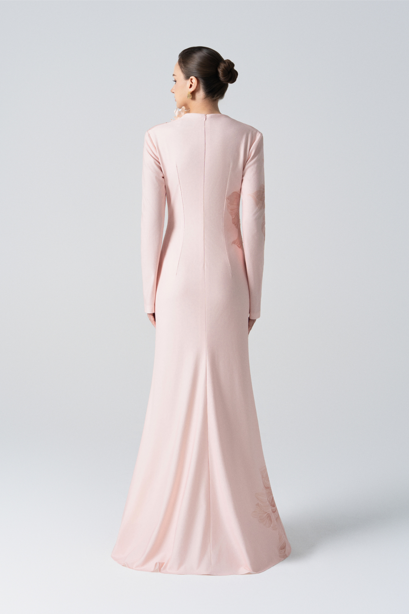 Blossom Drift Fishtail Gown