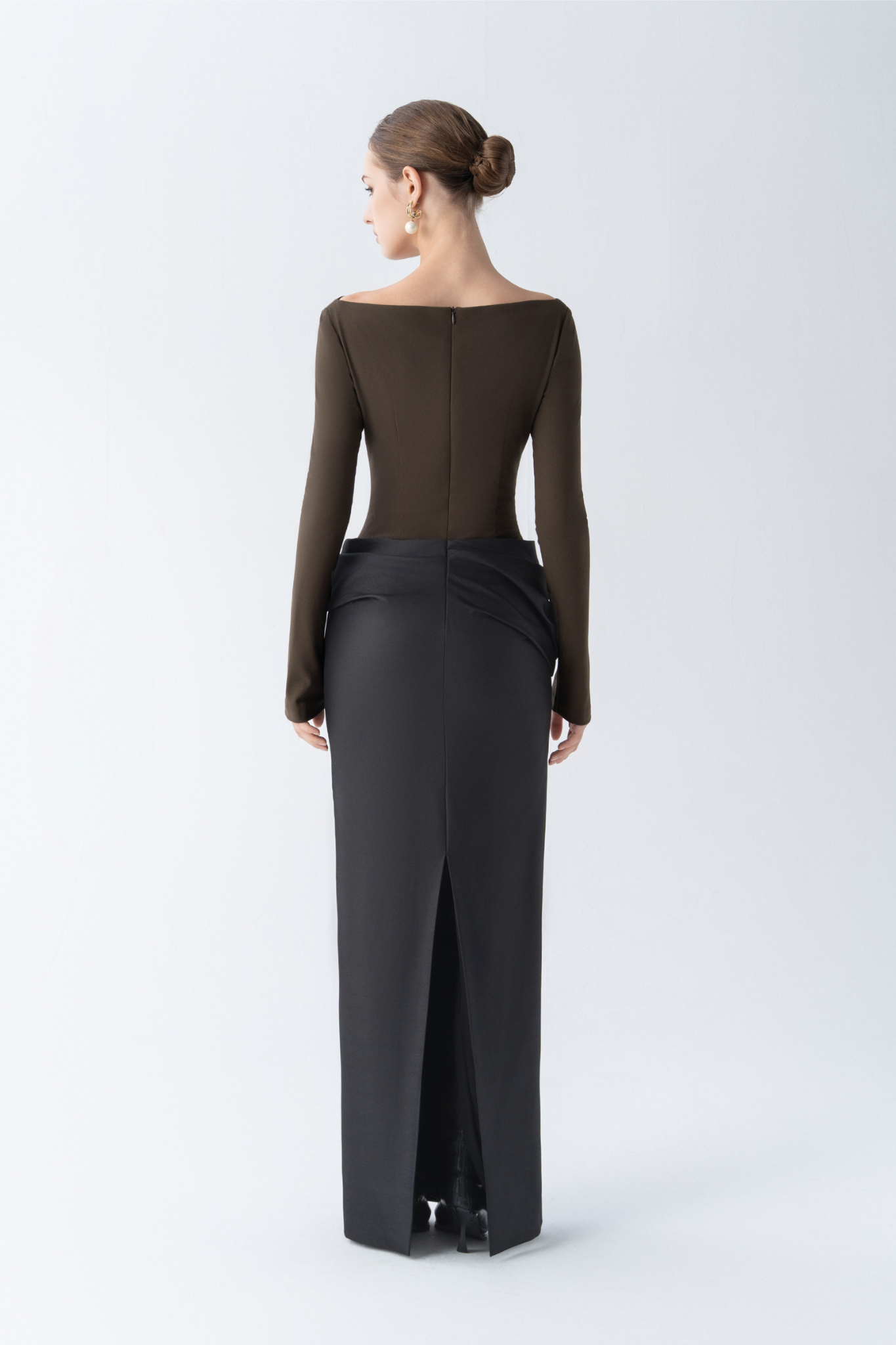 Lustre Knot Pencil Dress