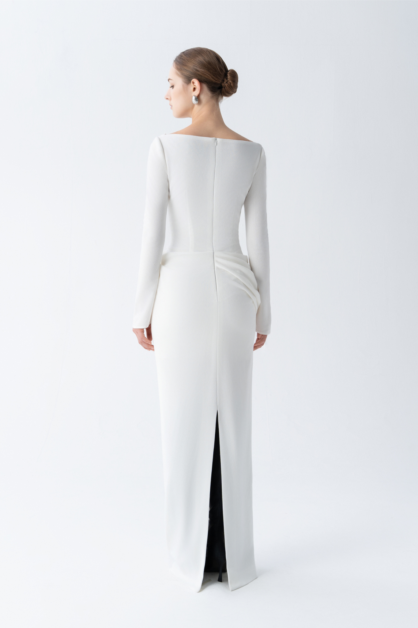 Ethereal Curve Pencil Gown