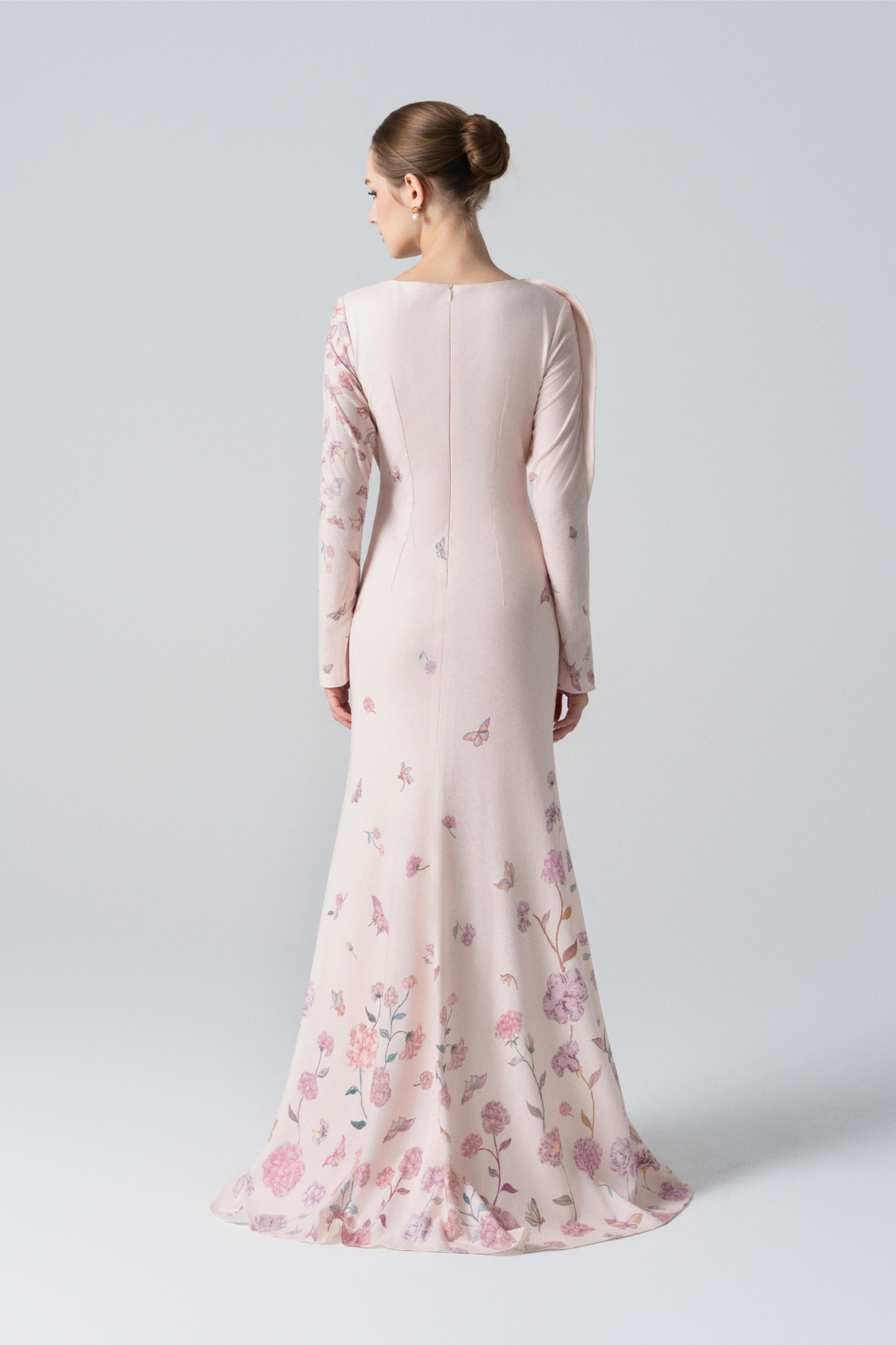 Morning Mist Fishtail Dress