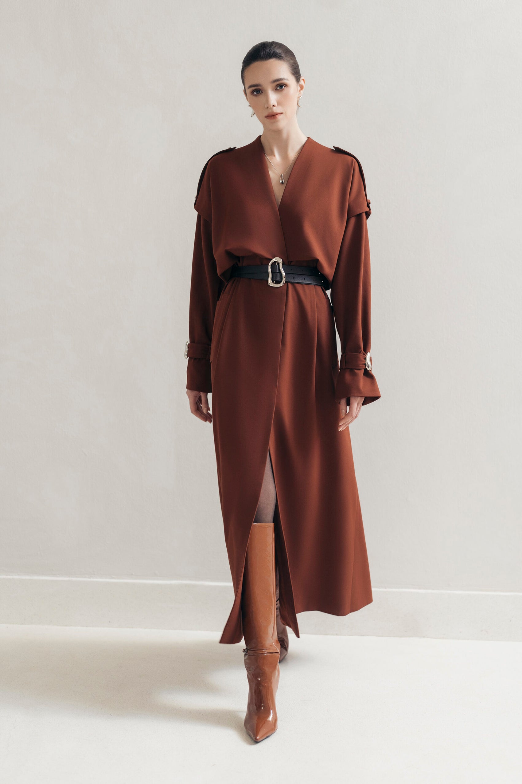 Orange Charm Trench image 1