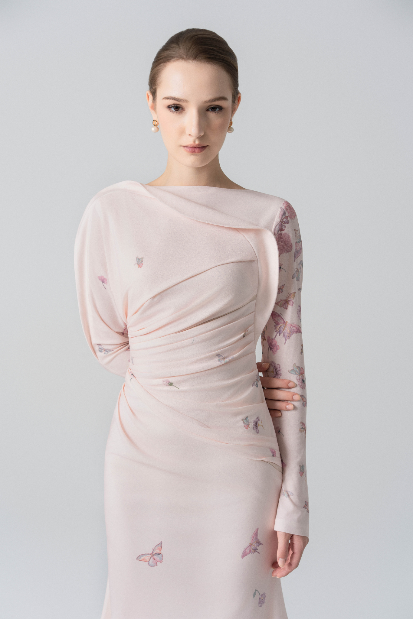 Morning Mist Fishtail Dress