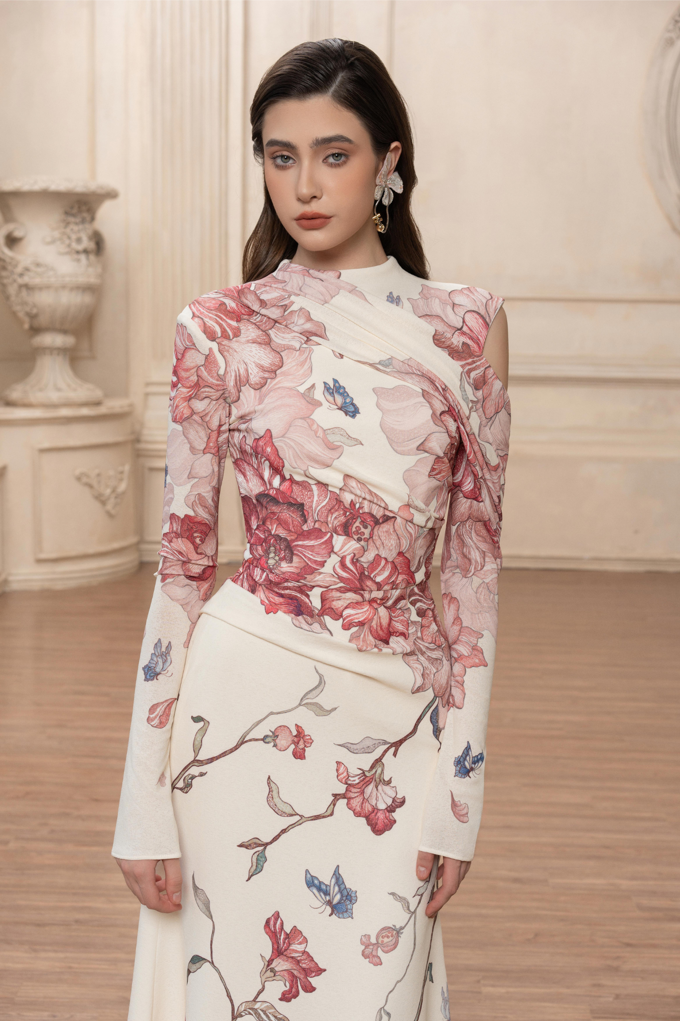 فستان خيالي مزهر