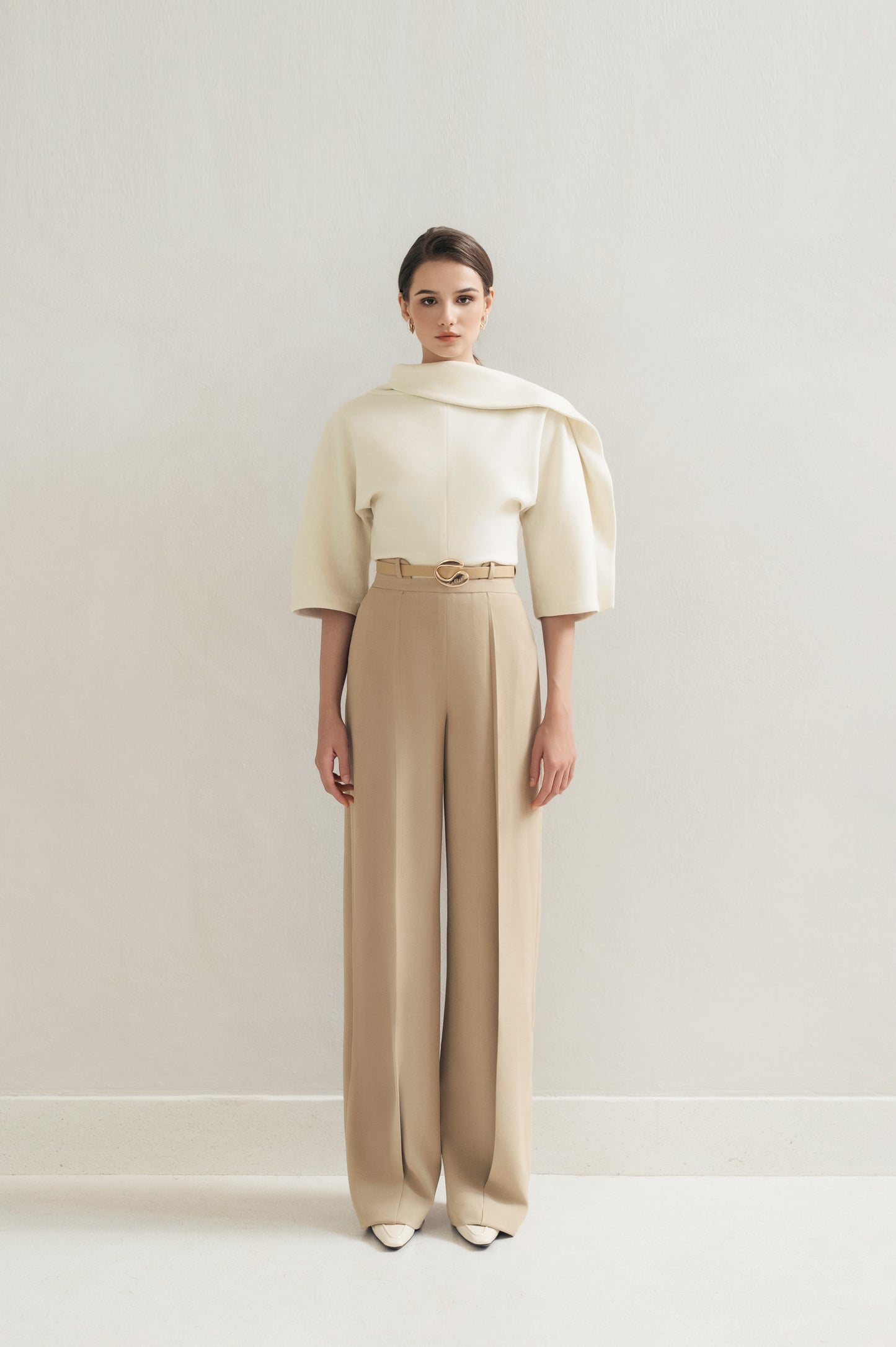 Khaki Hem Pants image 0