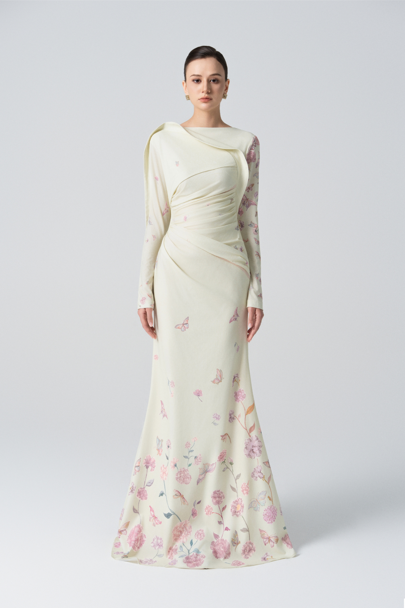 Morning Mist Fishtail Dress