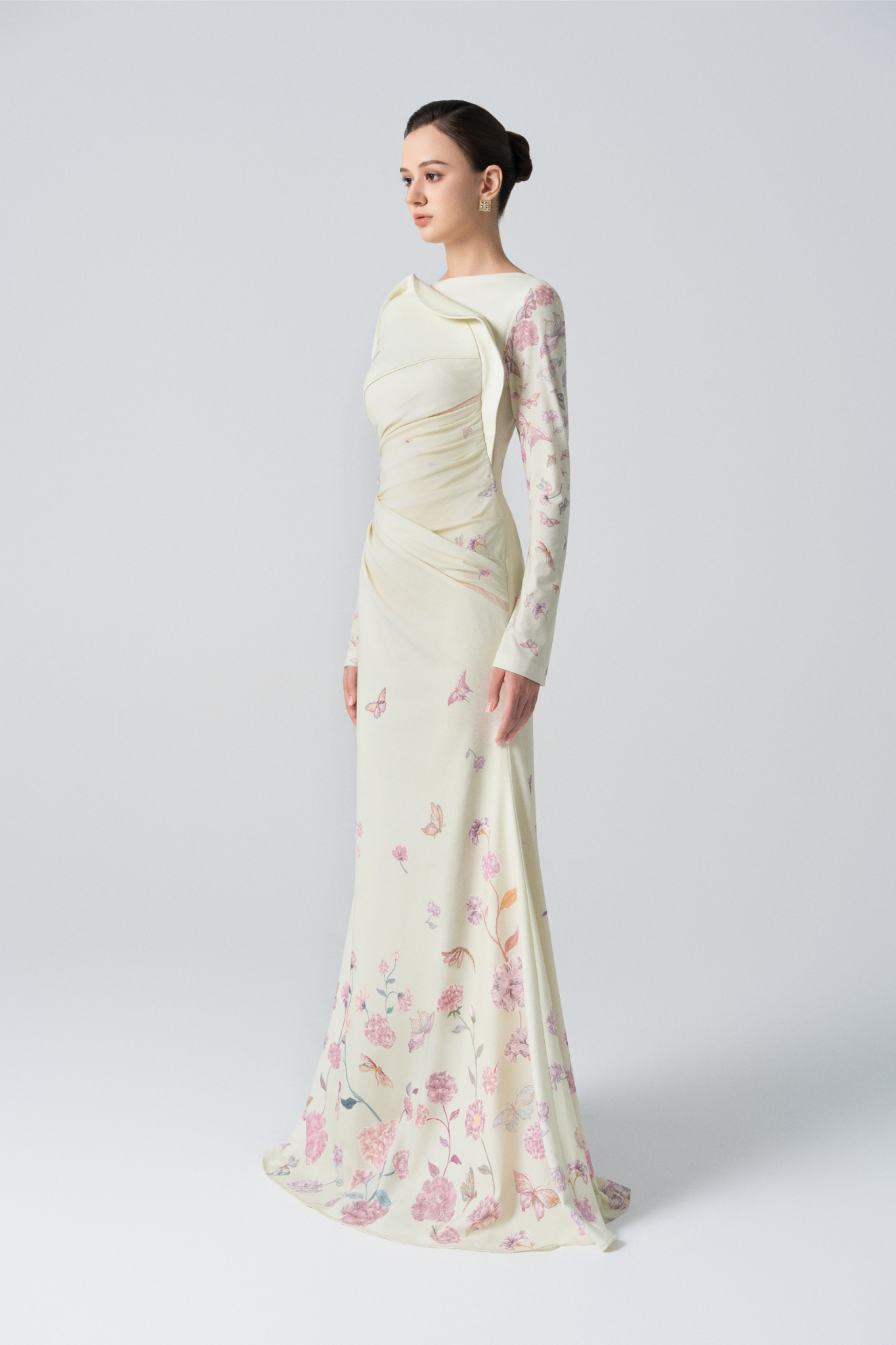 Morning Mist Fishtail Dress