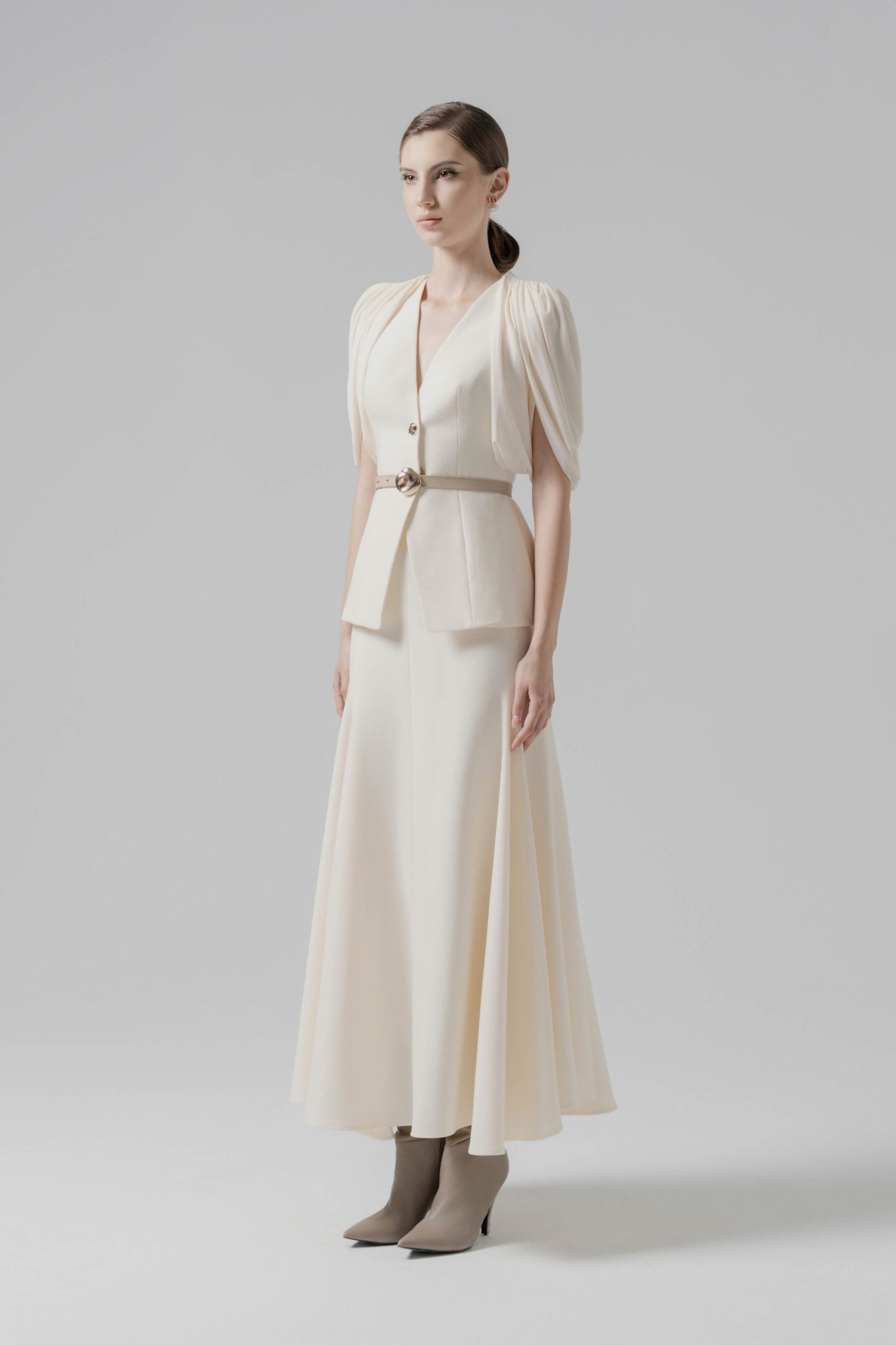 Veil Fold Blazer & Skirt image 1