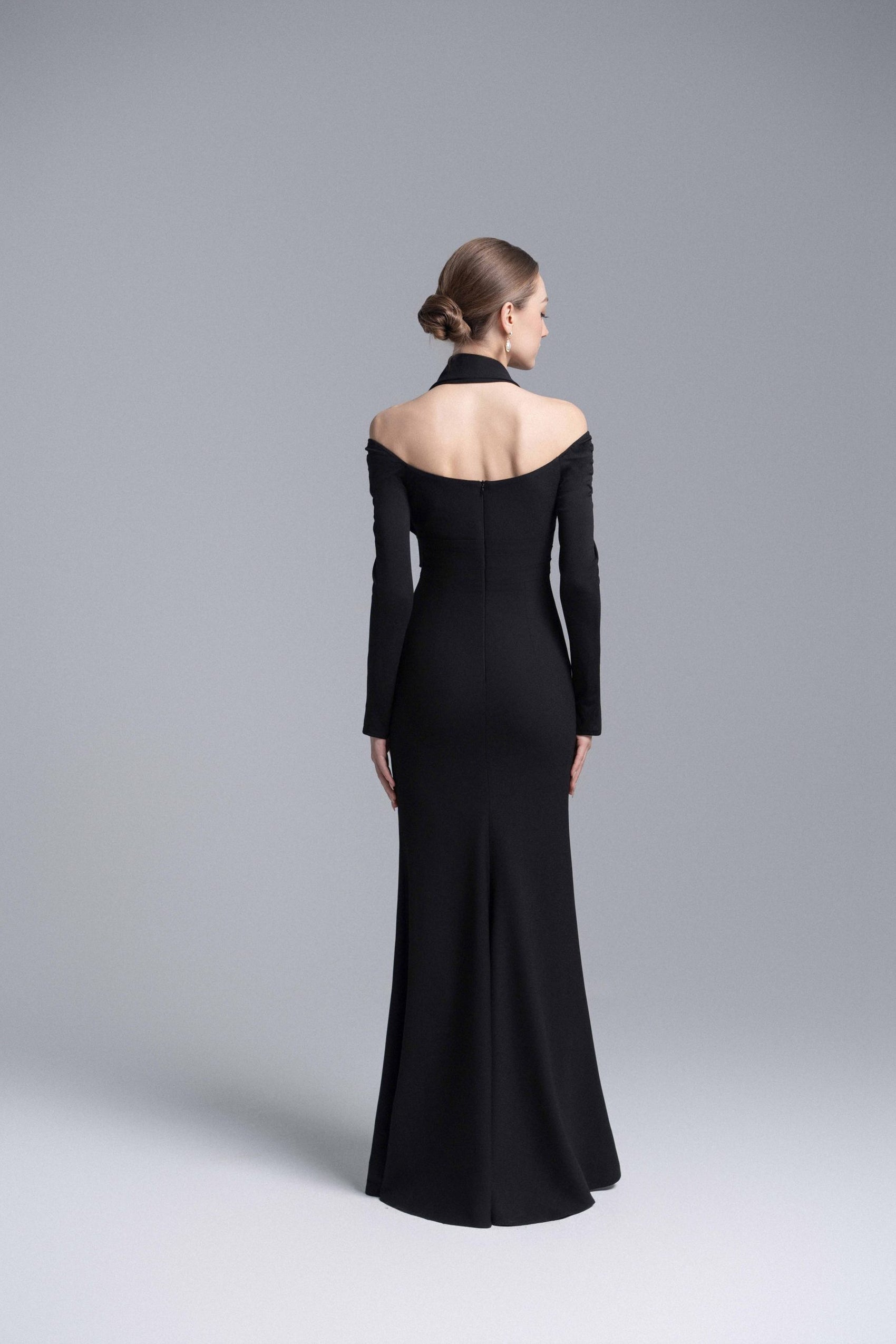 Seraphine Draped Floral Accent Dress image 2