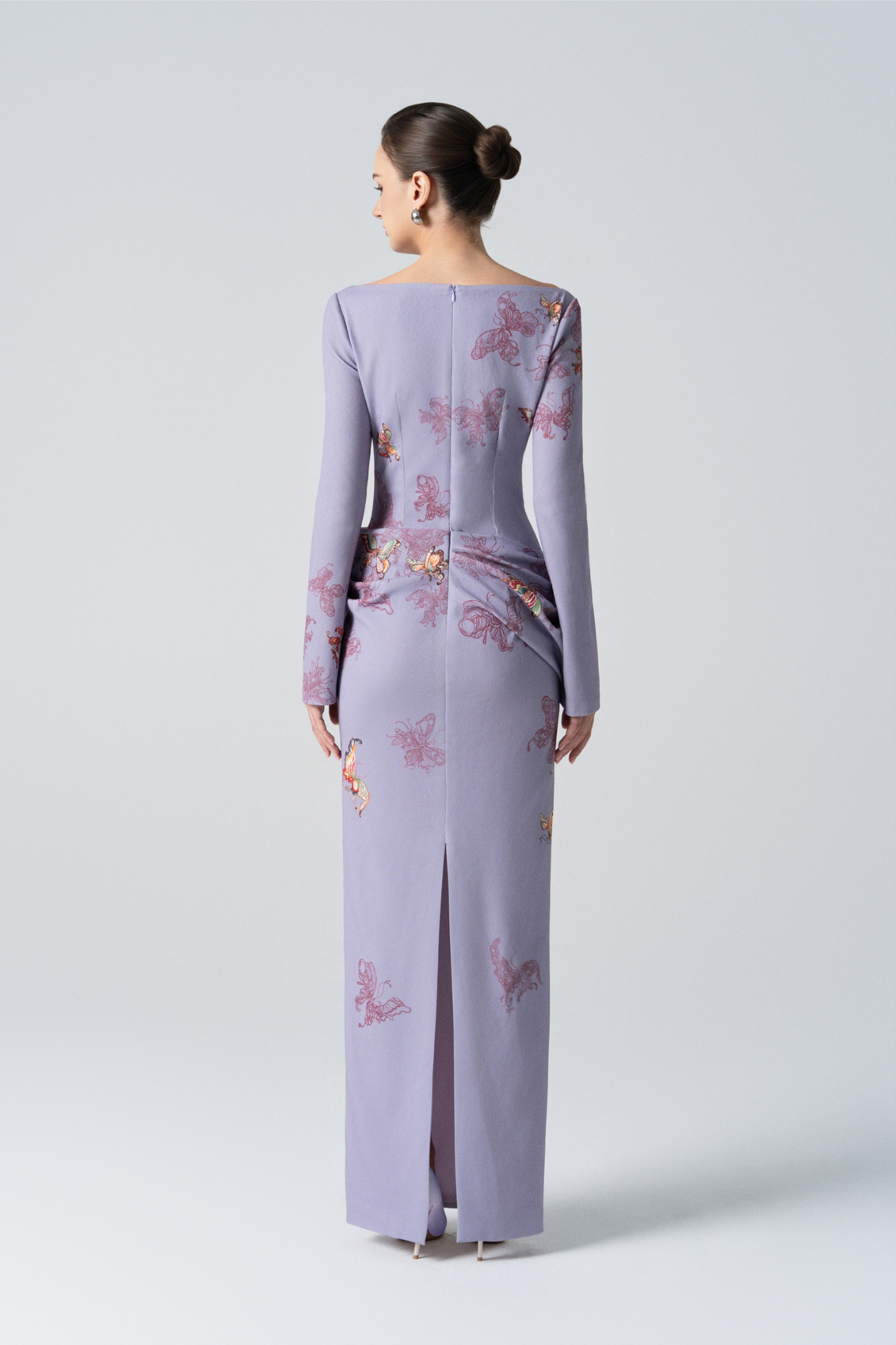 Butterfly Veil Pencil Dress