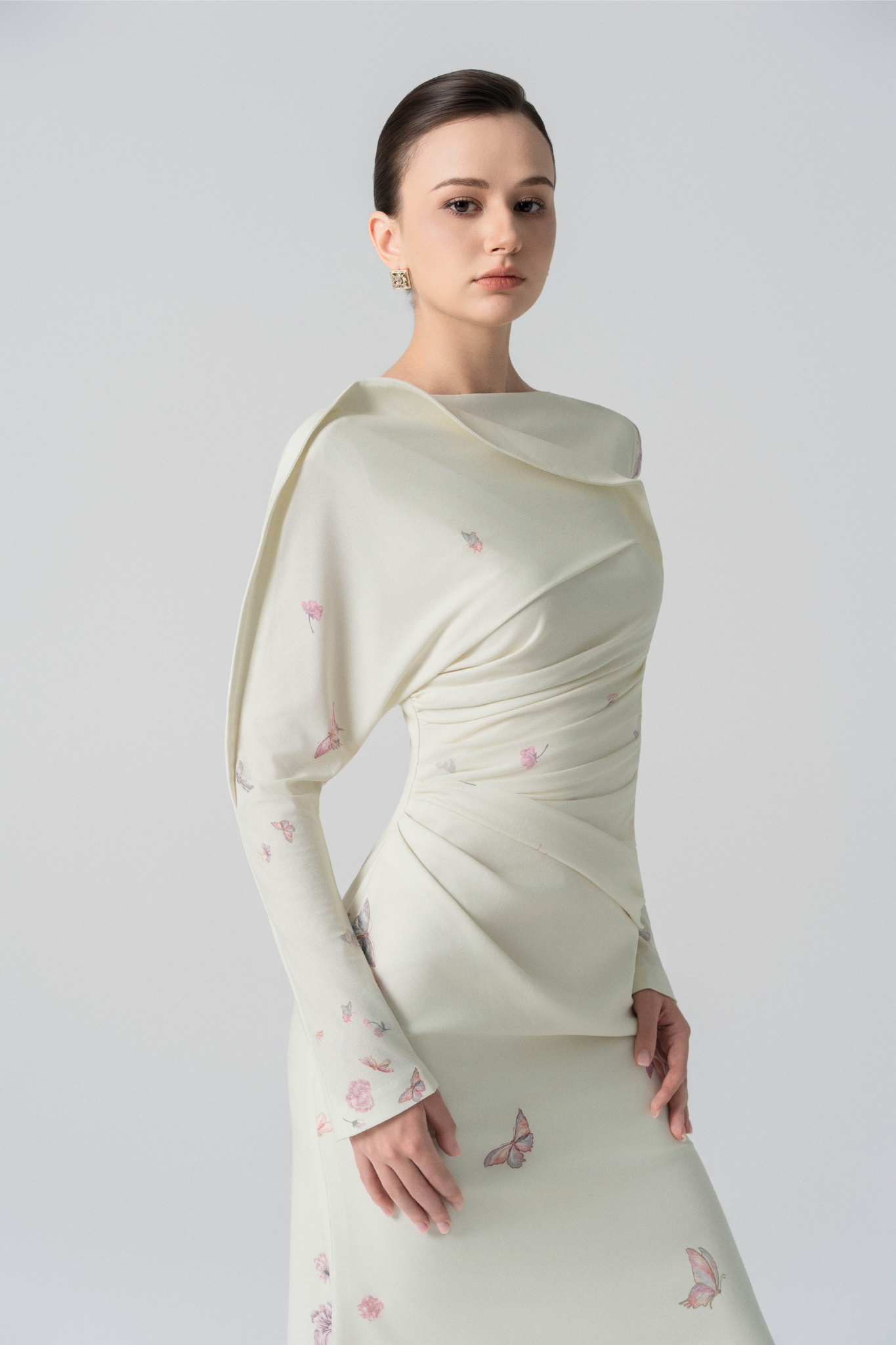 Morning Mist Fishtail Dress