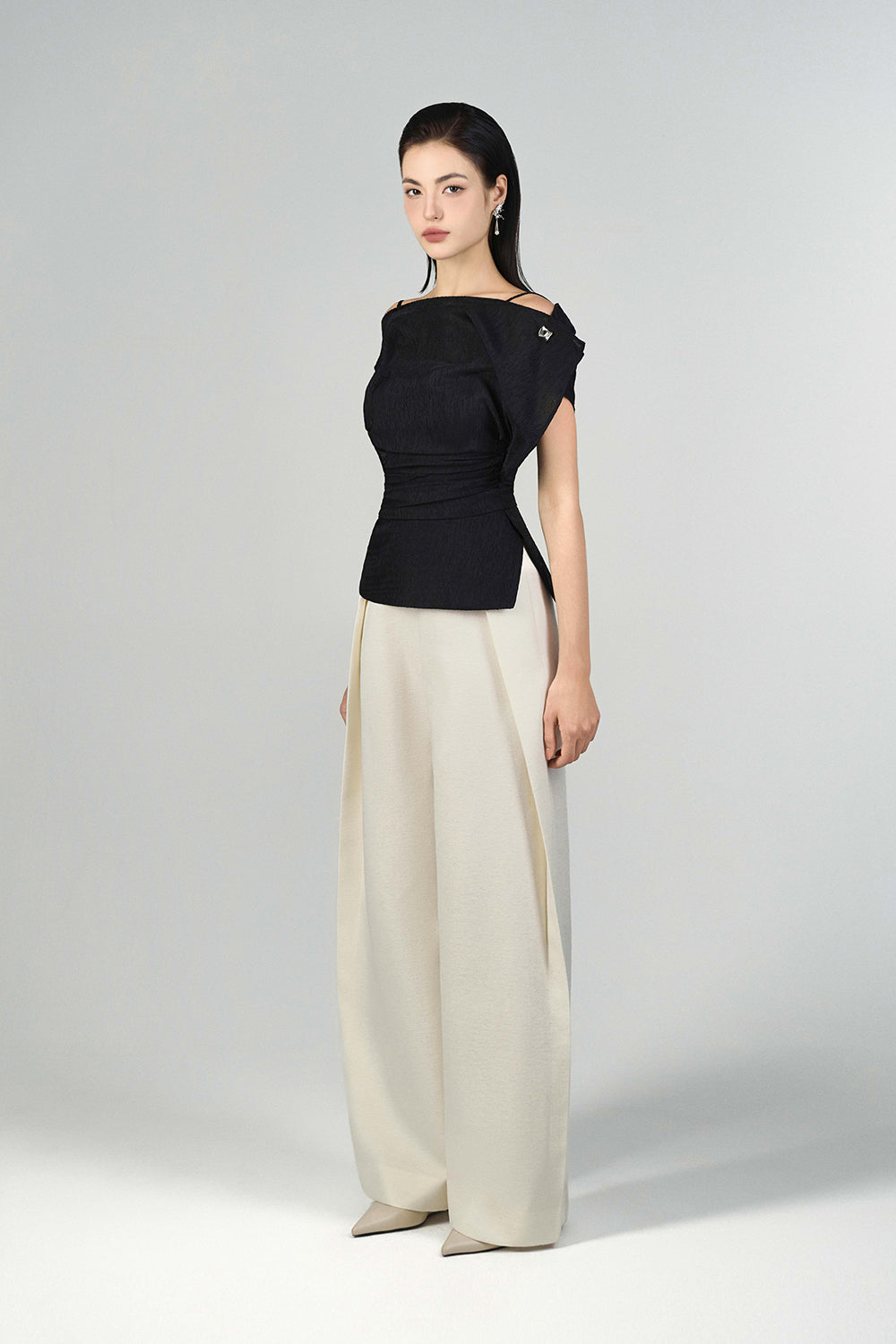 Charlotte High-waisted Cocoon Pants