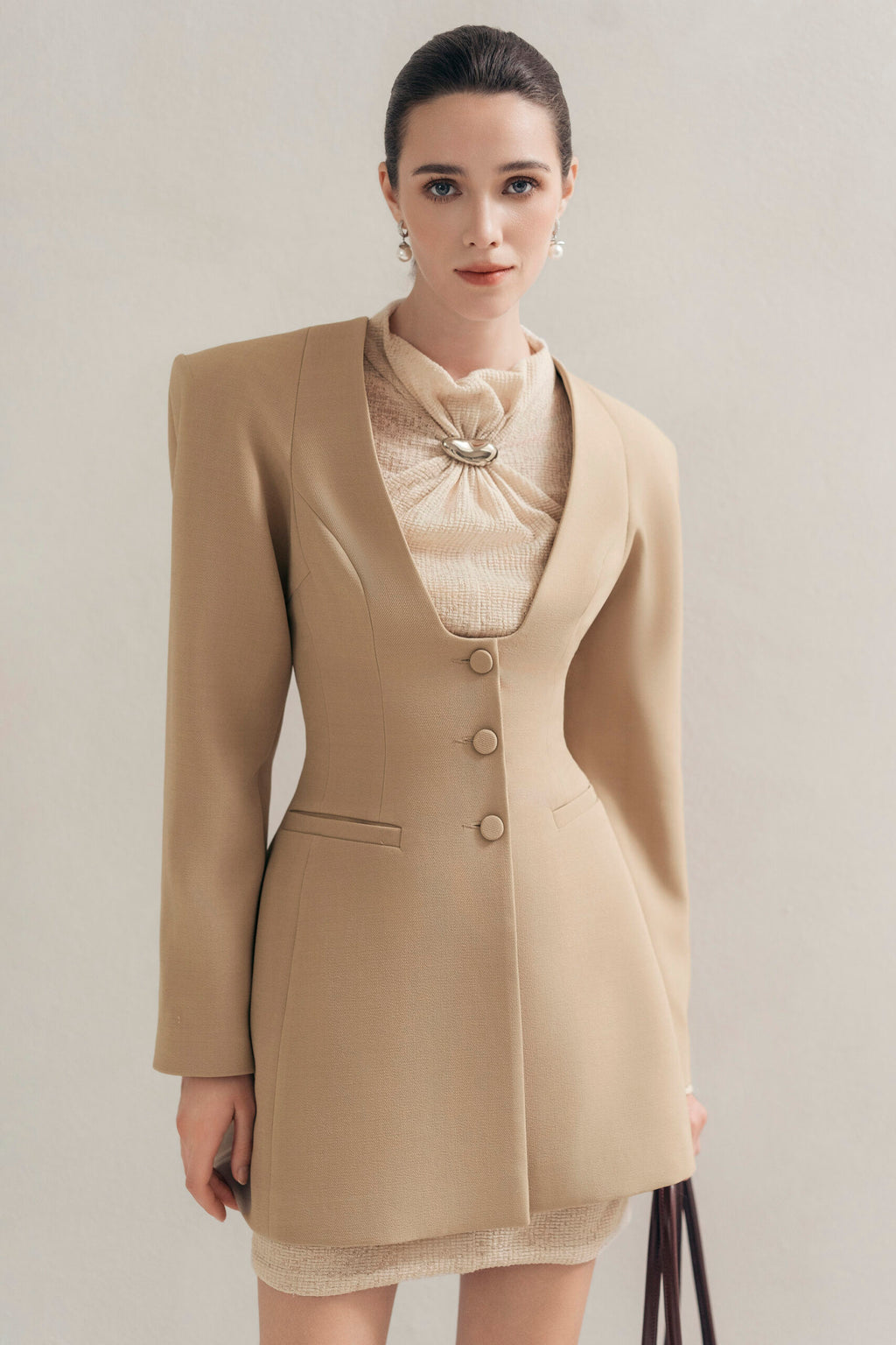 Khaki U Blazer