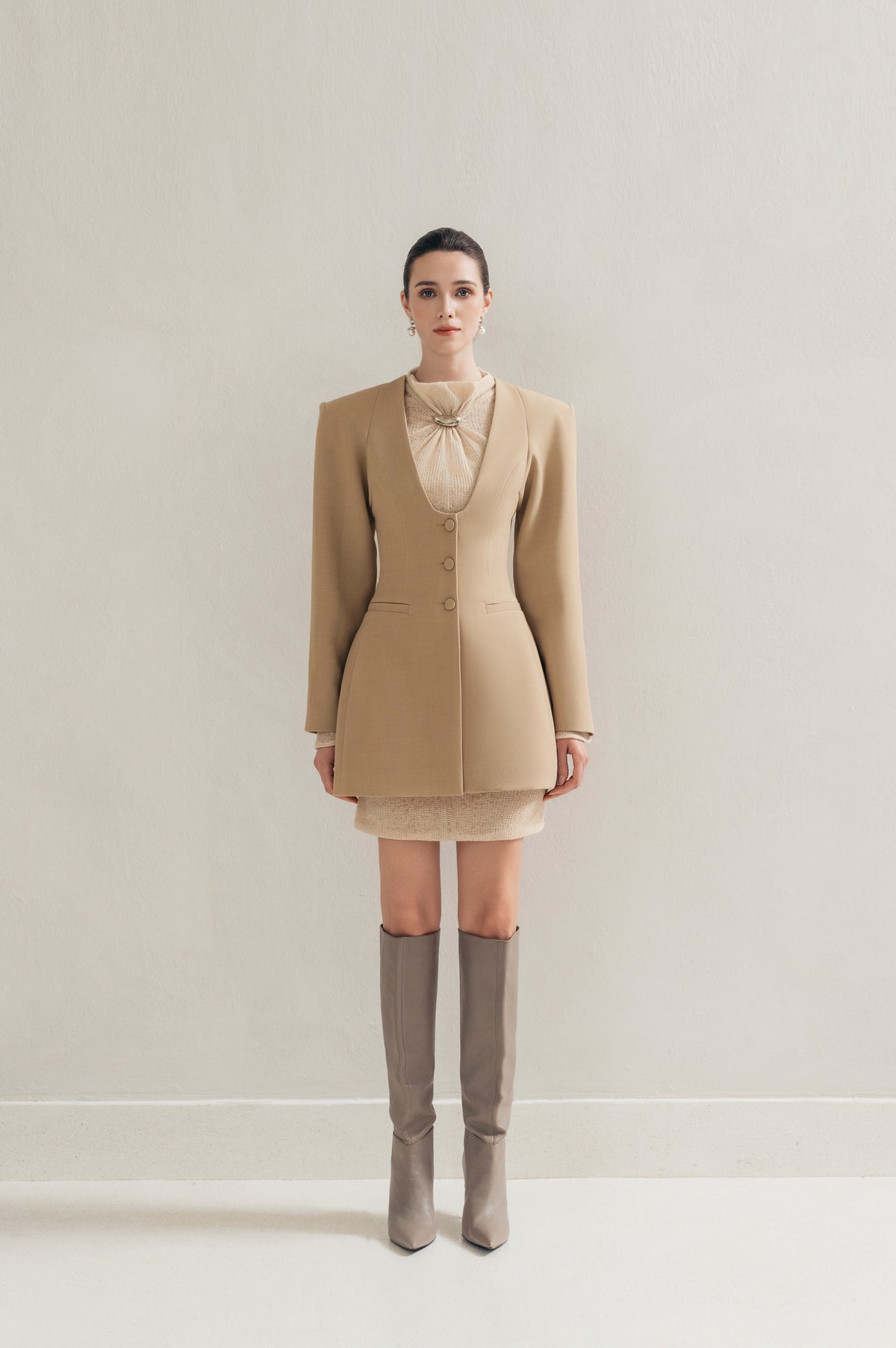 Khaki U Blazer