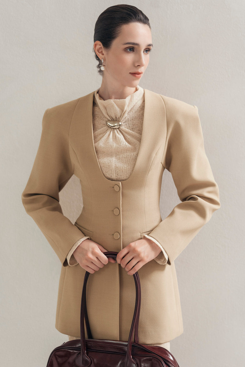 Khaki U Blazer