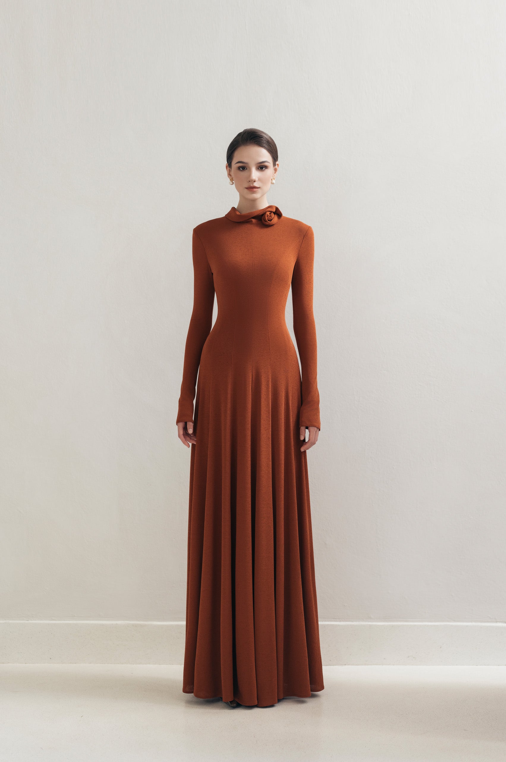 Rustic 3D Bloom Dress