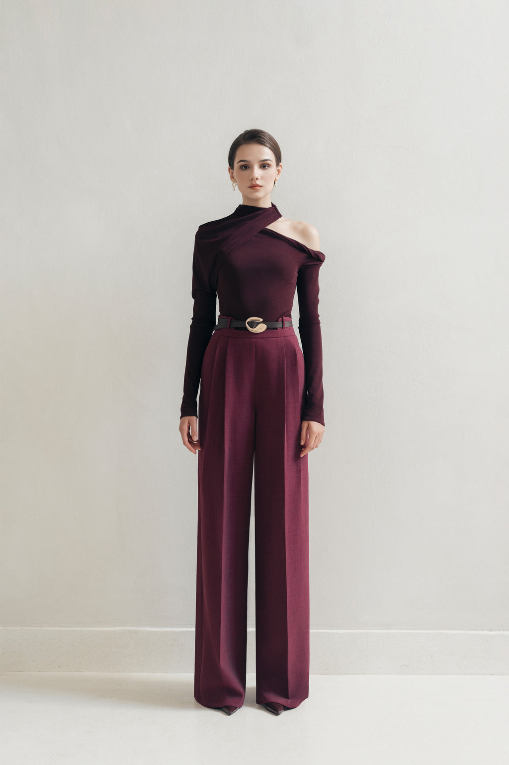 Plum Cap Trousers