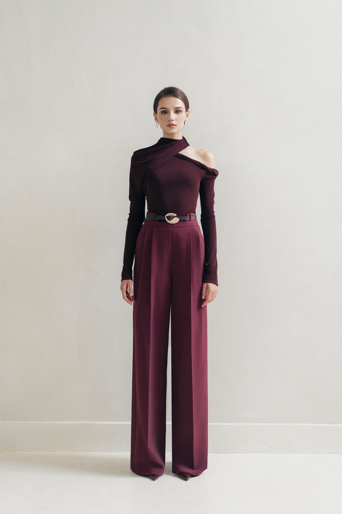 Plum Cap Trousers