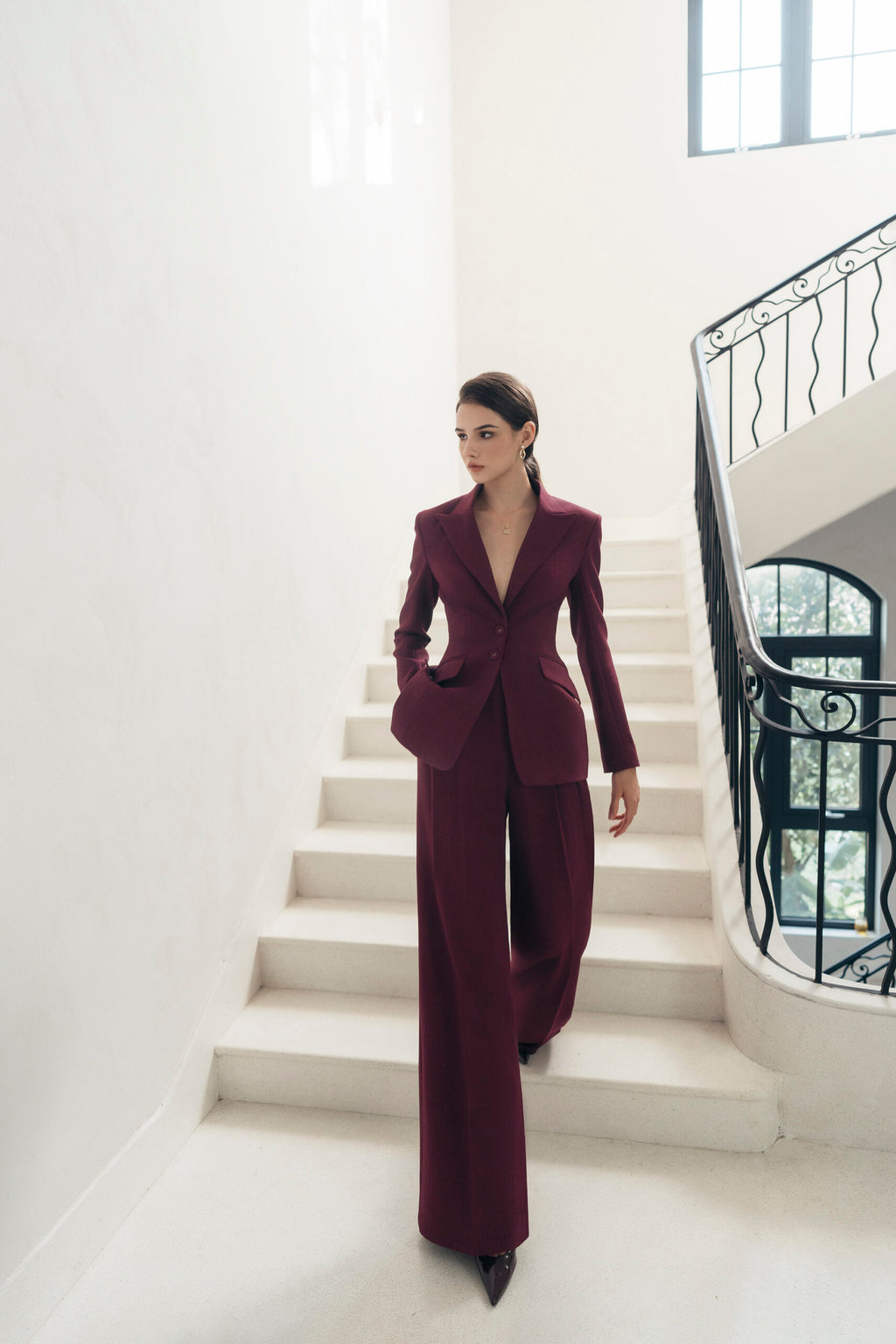 Plum Classic Blazer