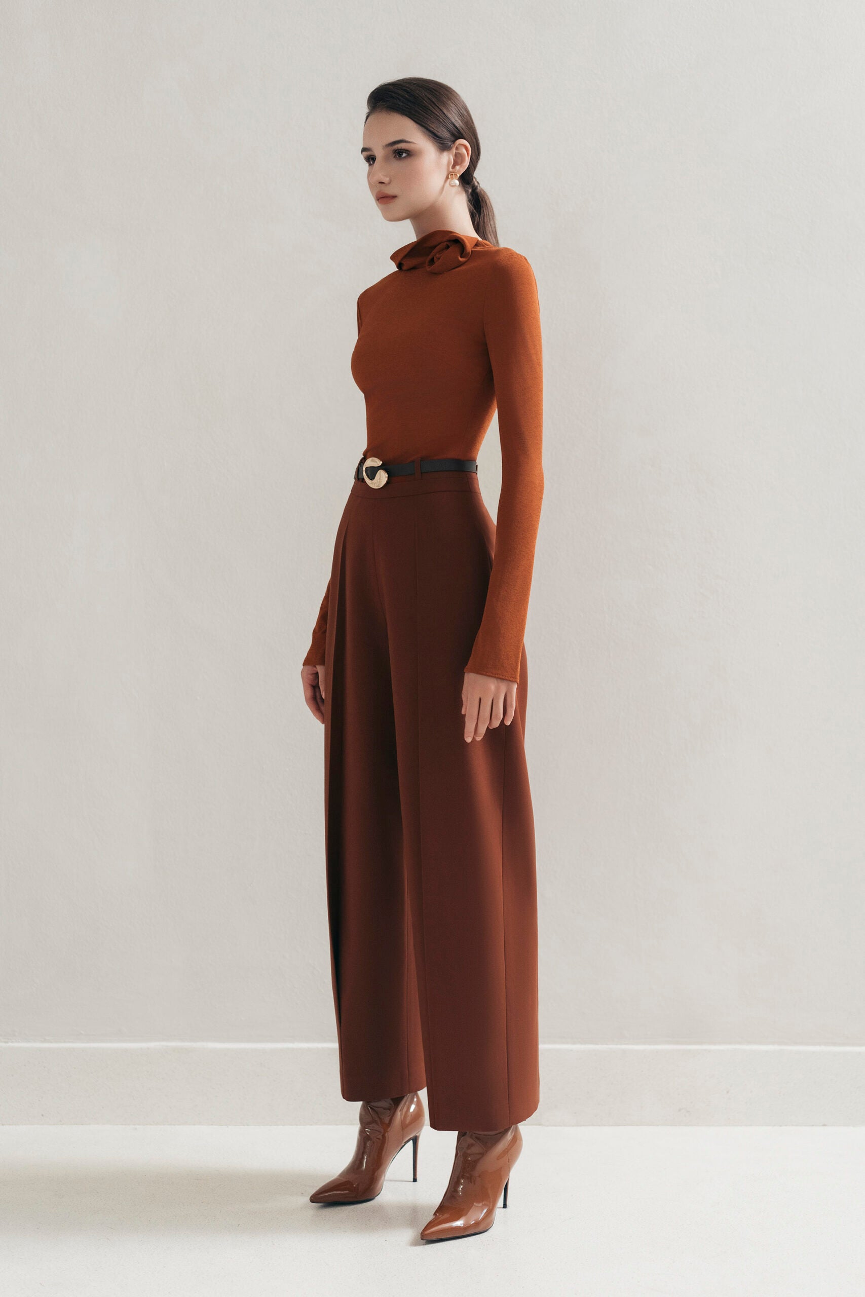 Orange Cocoon Pants