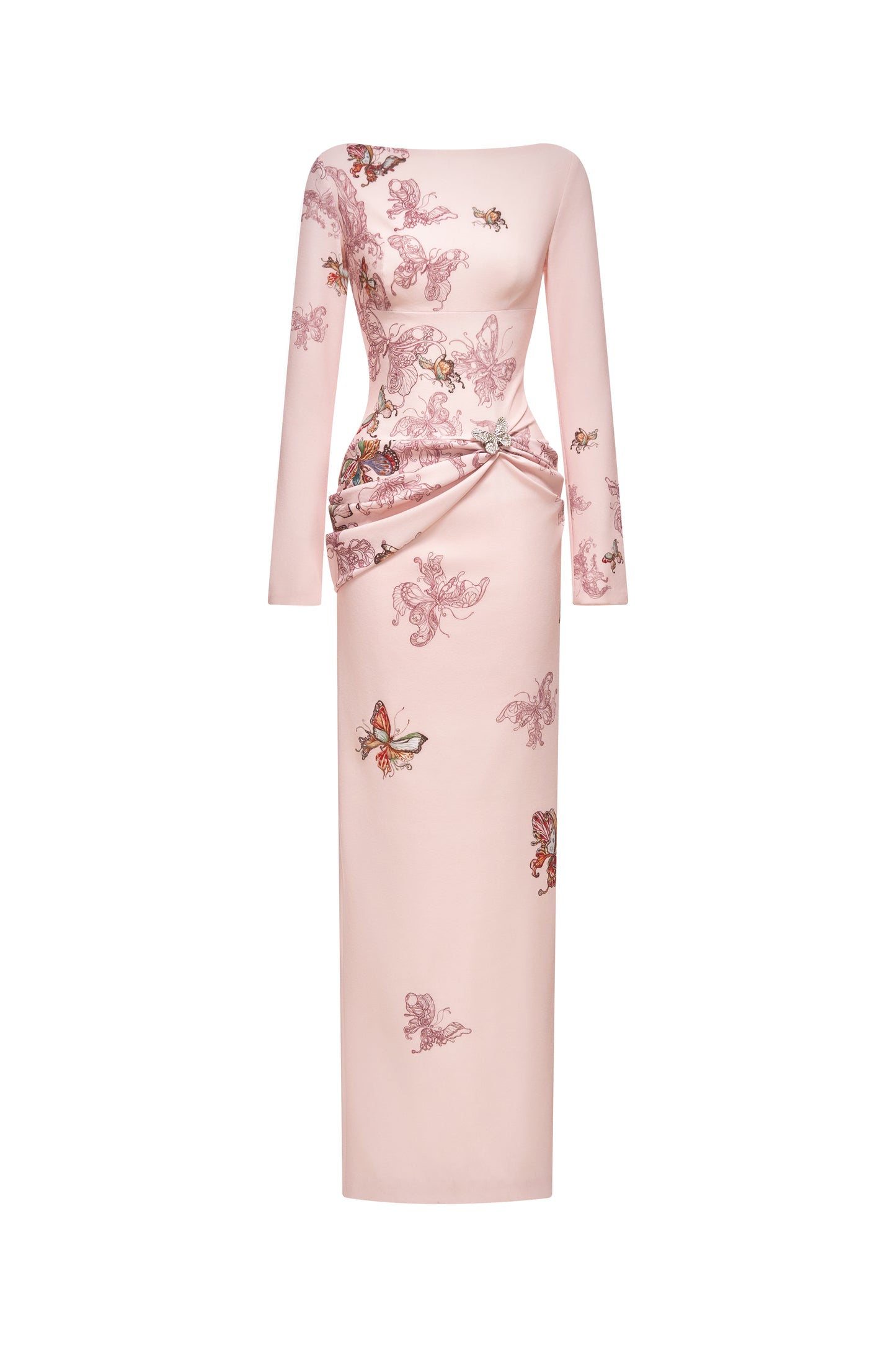 Butterfly Veil Pencil Dress