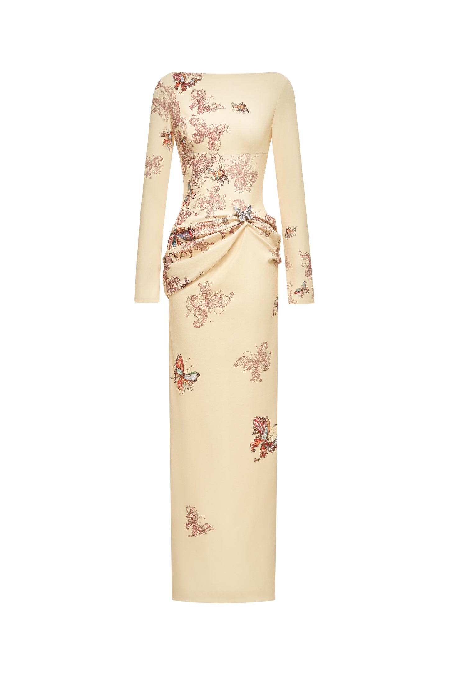 Butterfly Veil Pencil Dress