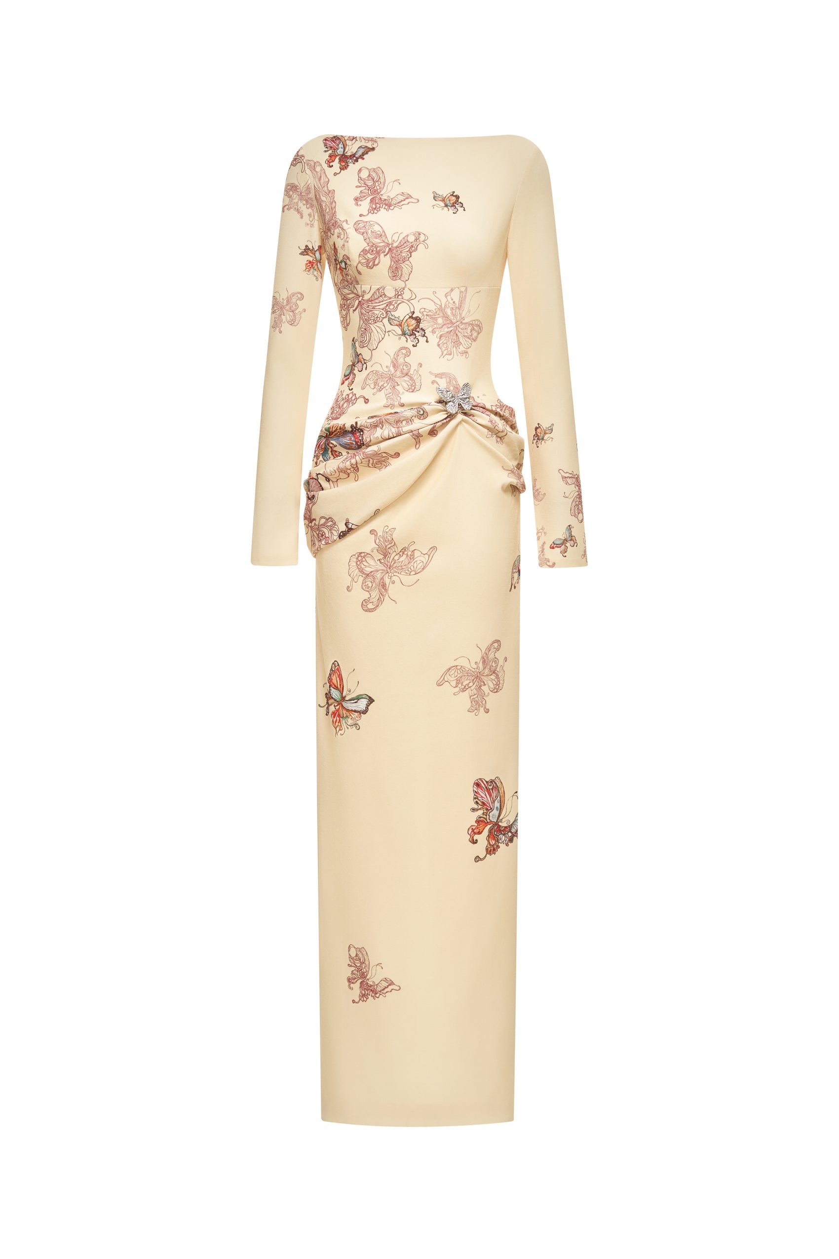 Butterfly Veil Pencil Dress