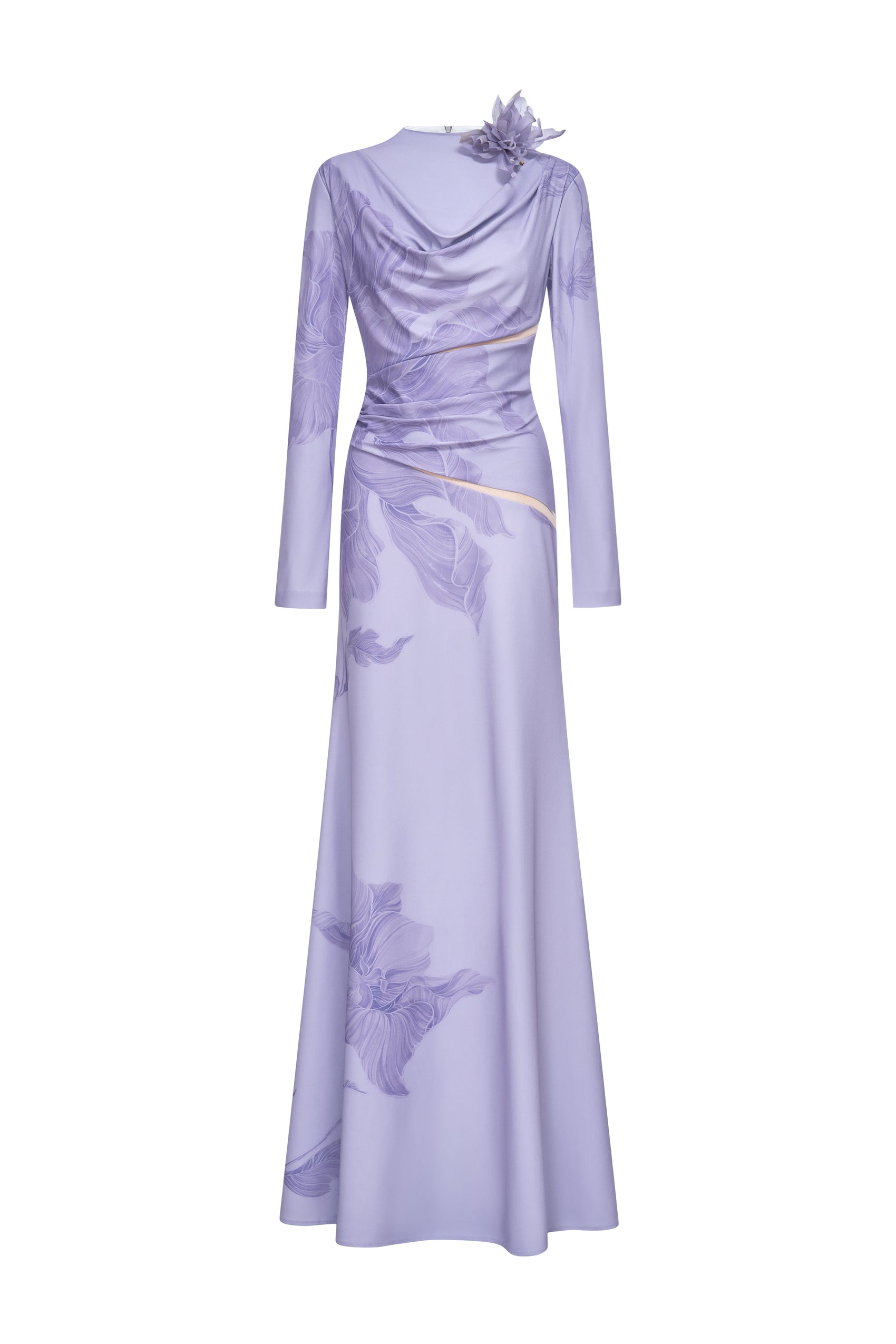 Blossom Drift Fishtail Gown