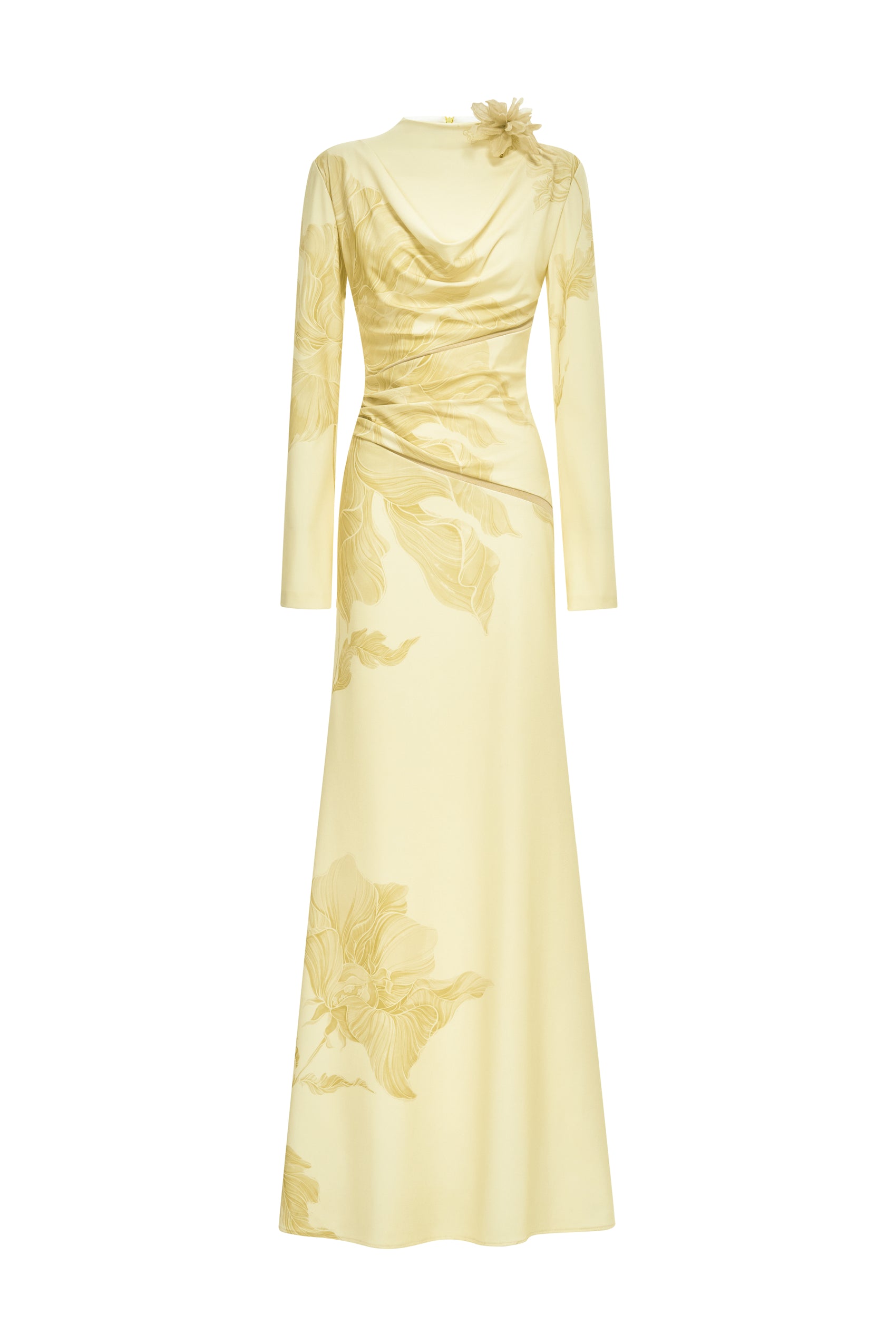 Blossom Drift Fishtail Gown